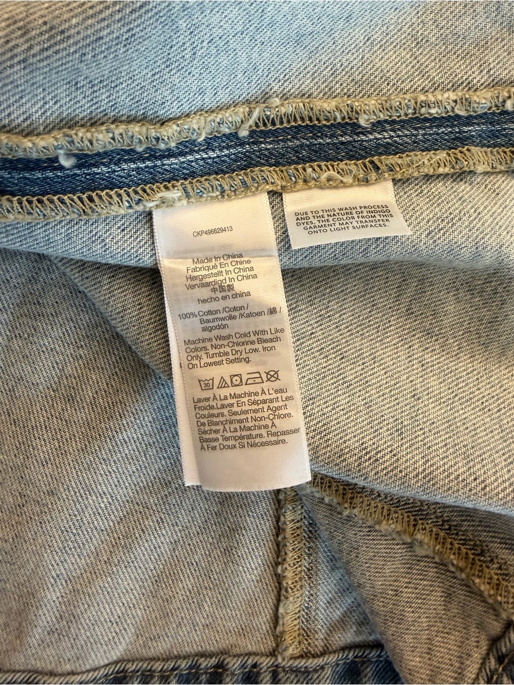 Madewell Vintage Wash Denim Midi Skirt NWT Size 28 Effortless Old Money Chic - Picture 10 of 10